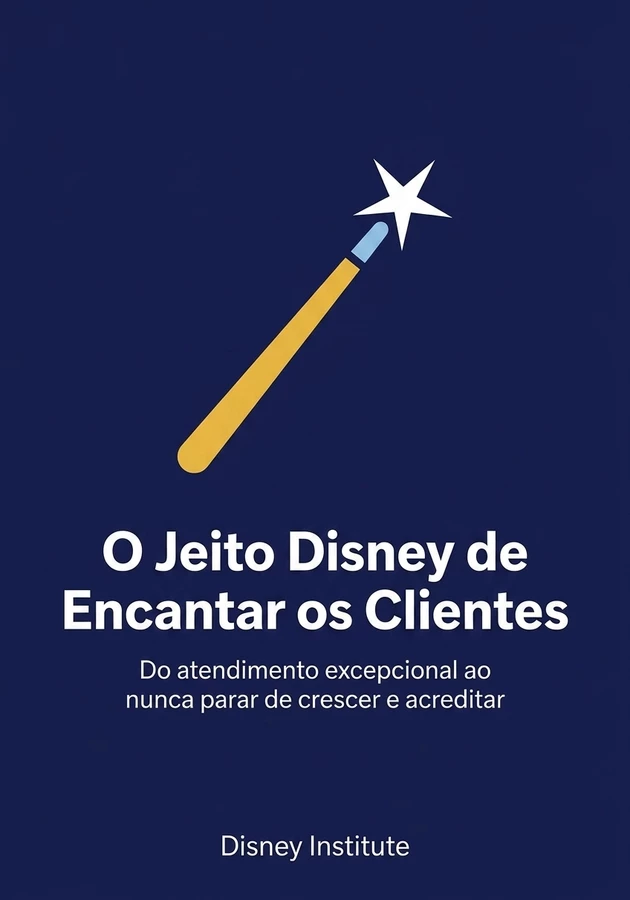 Capa do livro O Jeito Disney de Encantar os Clientes, de Disney Institute — resumo e resenha crítica no 12min