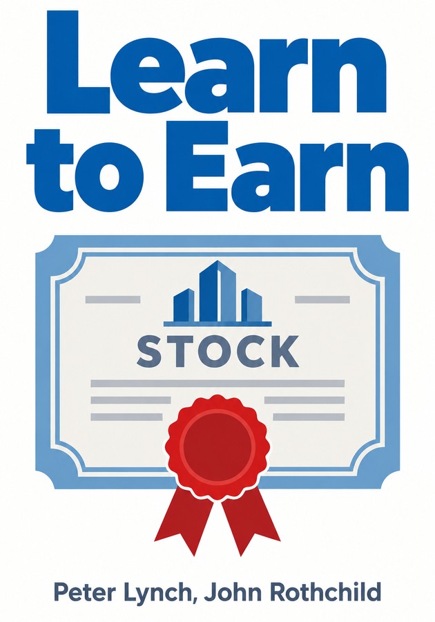 Book cover of Learn to Earn by Peter Lynch — critical summary review on 12min