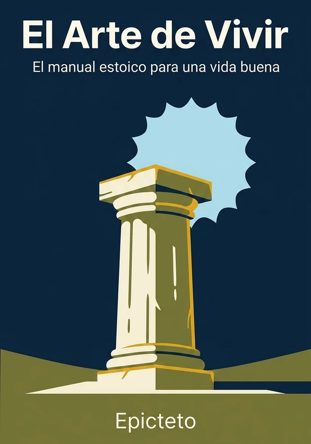 Portada del libro El Arte de Vivir, de Epicteto — resumen crítico y reseña en 12min