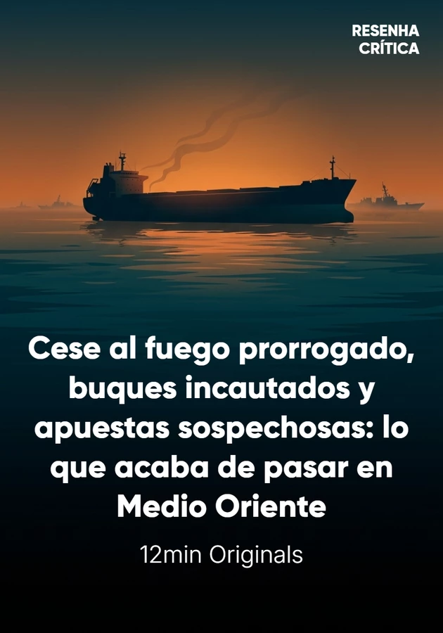 Portada del libro Cese al fuego prorrogado, buques incautados y apuestas sospechosas: lo que acaba de pasar en Medio Oriente, de 12min Originals — resumen crítico y reseña en 12min