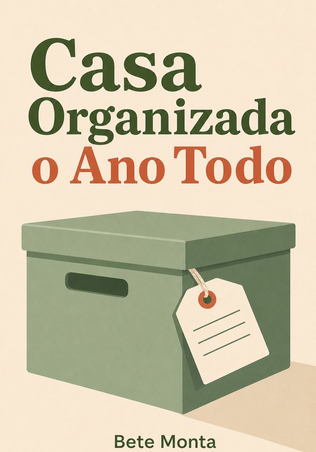 Capa do livro Casa Organizada o Ano Todo, de Bete Monta — resumo e resenha crítica no 12min