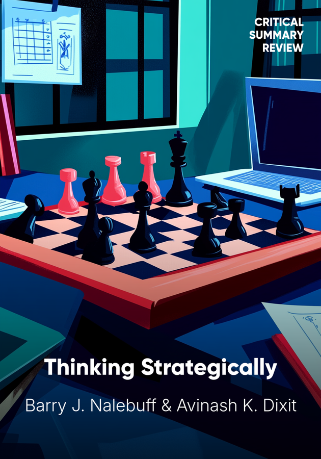 Book cover of Thinking Strategically by Avinash K. Dixit & Barry J. Nalebuff — critical summary review on 12min