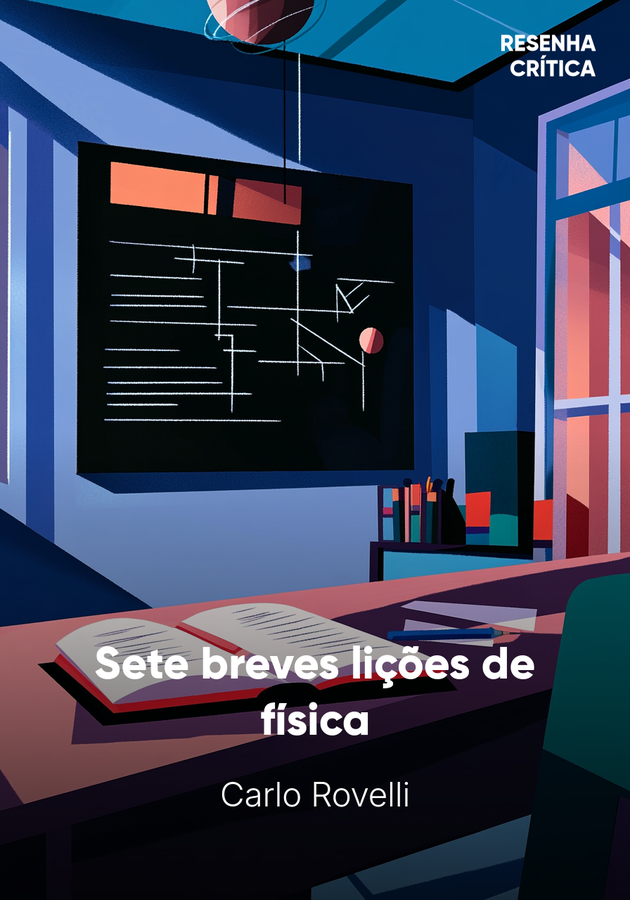 Capa do livro Sete breves lições de física, de Carlo Rovelli — resumo e resenha crítica no 12min