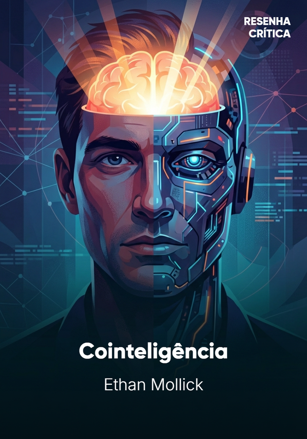 Capa do livro Cointeligência, de Ethan Mollick — resumo e resenha crítica no 12min