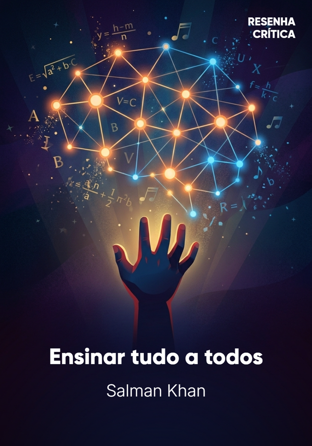 Capa do livro Ensinar tudo a todos, de Salman Khan — resumo e resenha crítica no 12min