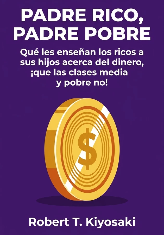 Portada del libro Padre rico, padre pobre, de Robert T. Kiyosaki — resumen crítico y reseña en 12min