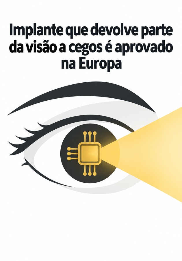 Capa do livro Implante que devolve parte da visão a cegos é aprovado na Europa, de 12min Originals — resumo e resenha crítica no 12min