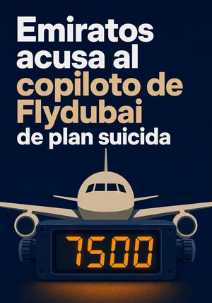 Portada del libro Emiratos acusa al copiloto de Flydubai de plan suicida, de 12min Originals — resumen crítico y reseña en 12min
