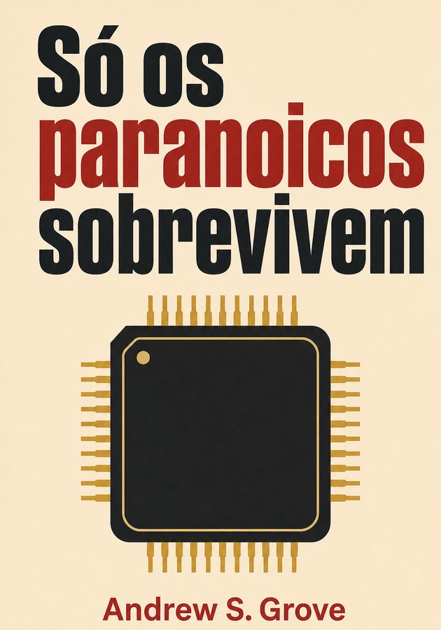 Capa do livro Só os paranoicos sobrevivem, de Andrew S. Grove — resumo e resenha crítica no 12min