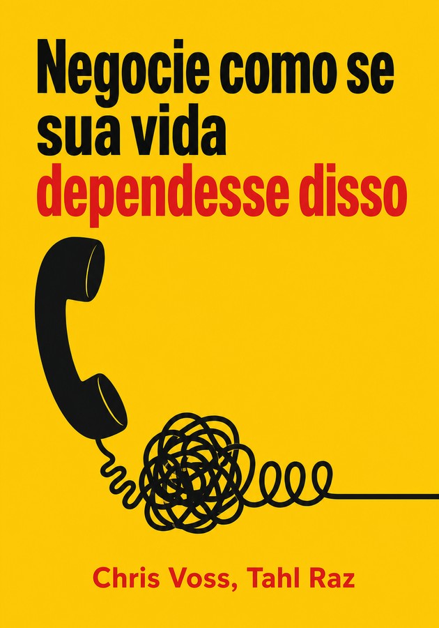 Capa do livro Negocie como se sua vida dependesse disso, de Chris Voss — resumo e resenha crítica no 12min