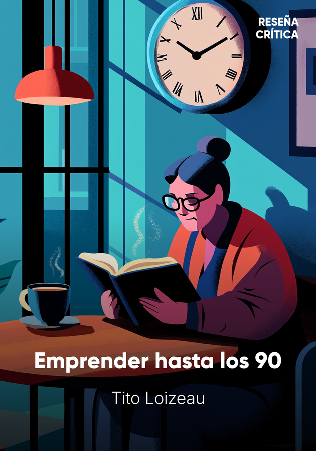Portada del libro Emprender hasta los 90, de Tito Loizeau — resumen crítico y reseña en 12min