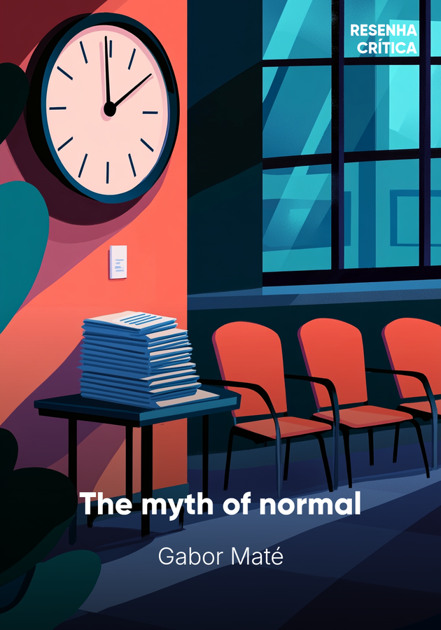 Capa do livro The myth of normal, de Gabor Maté — resumo e resenha crítica no 12min