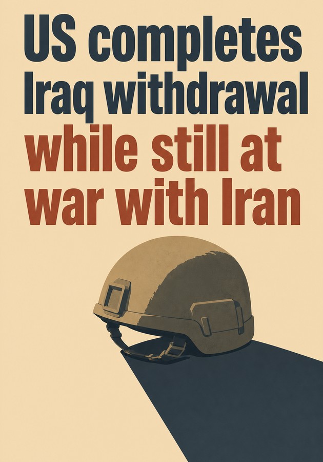 Book cover of US completes Iraq withdrawal while still at war with Iran by 12min Originals — critical summary review on 12min