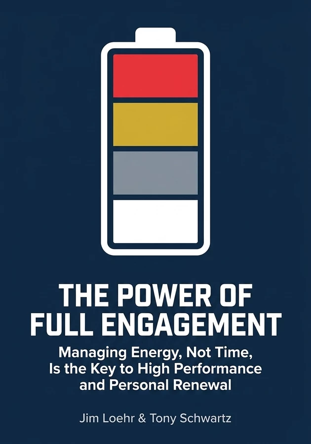 Capa do livro The Power of Full Engagement, de Tony Schwartz & Jim Loehr — resumo e resenha crítica no 12min