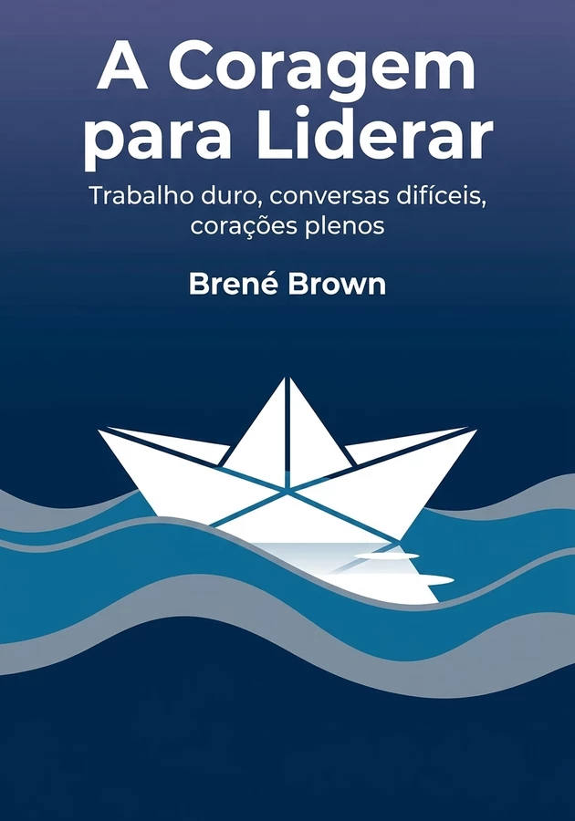Capa do livro A Coragem para Liderar, de Brené Brown — resumo e resenha crítica no 12min