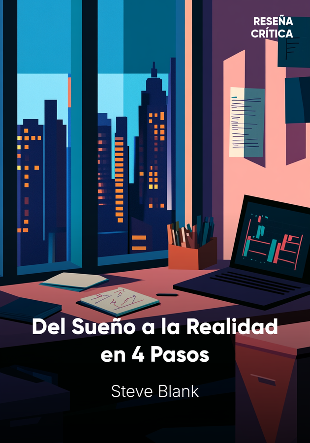 Portada del libro Del Sueño a la Realidad en 4 Pasos, de Steve Blank — resumen crítico y reseña en 12min