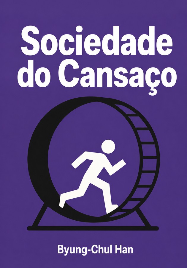 Capa do livro Sociedade do Cansaço, de Byung-Chul Han — resumo e resenha crítica no 12min