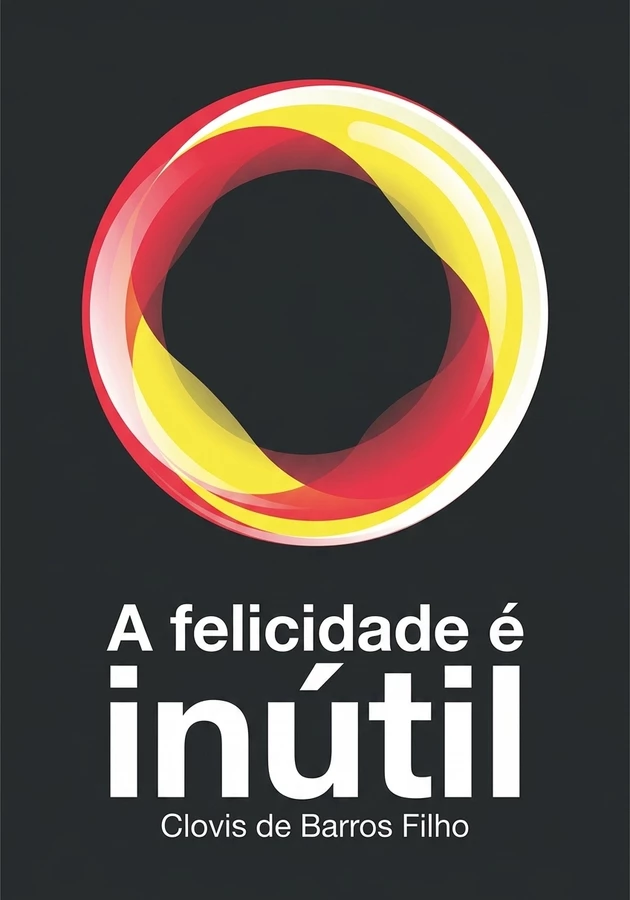 Capa do livro A felicidade é inútil, de Clovis de Barros Filho — resumo e resenha crítica no 12min