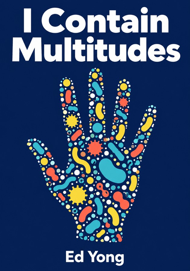 Book cover of I Contain Multitudes by Ed Yong — critical summary review on 12min