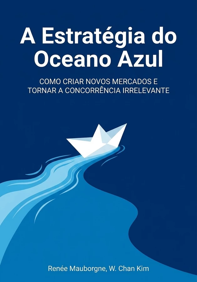 Capa do livro A Estratégia do Oceano Azul, de W. Chan Kim & Renée Mauborgne — resumo e resenha crítica no 12min