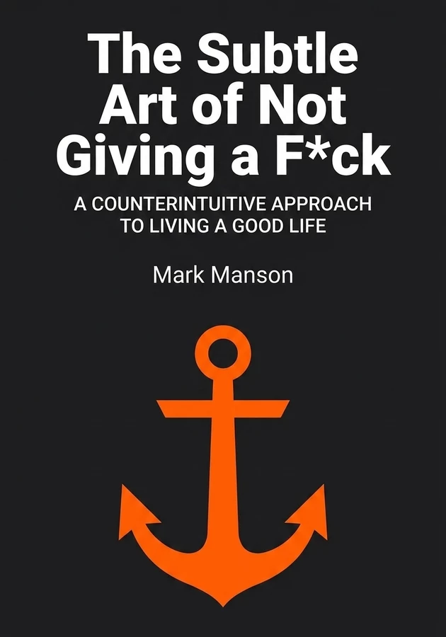 Book cover of The Subtle Art of Not Giving a F*ck by Mark Manson — critical summary review on 12min
