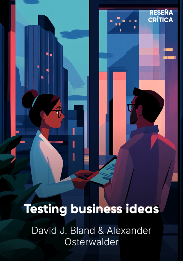 Portada del libro Testing business ideas, de Alexander Osterwalder & David J. Bland — resumen crítico y reseña en 12min