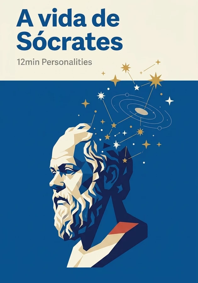 Capa do livro A vida de Sócrates, de 12min Personalities — resumo e resenha crítica no 12min