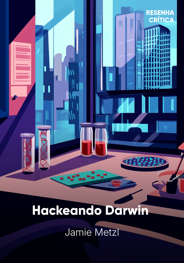 Capa do livro Hackeando Darwin , de Jamie Metzl — resumo e resenha crítica no 12min