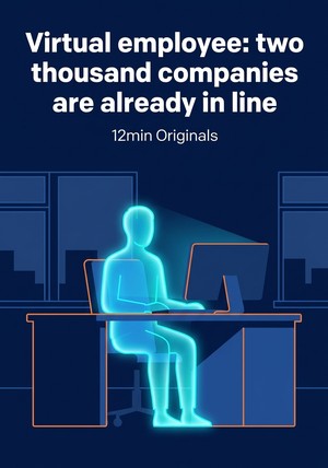 Book cover of Virtual employee: two thousand companies are already in line by 12min Originals — critical summary review on 12min