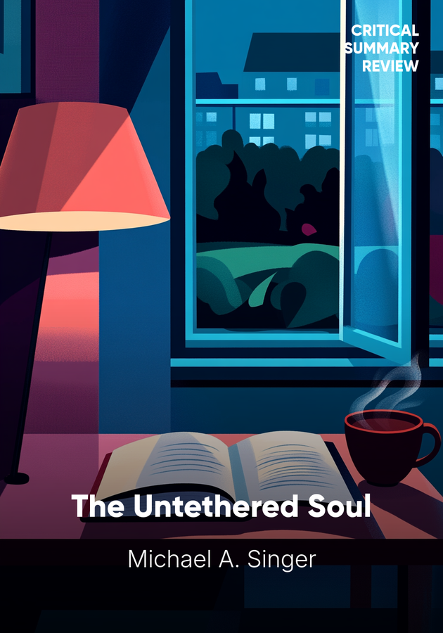 Book cover of The Untethered Soul by Michael A. Singer — critical summary review on 12min
