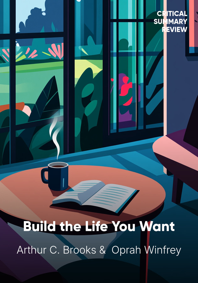 Book cover of Build the Life You Want by Arthur C. Brooks — critical summary review on 12min