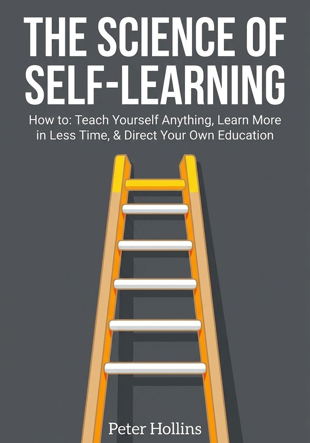 Book cover of The Science of Self-Learning by Peter Hollins — critical summary review on 12min