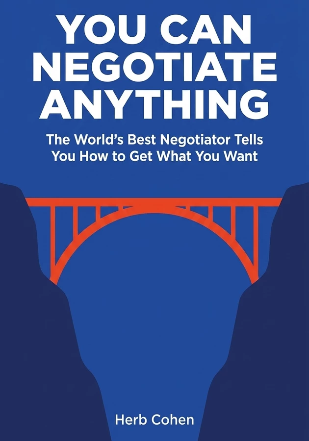 Portada del libro You Can Negotiate Anything, de Herb Cohen — resumen crítico y reseña en 12min