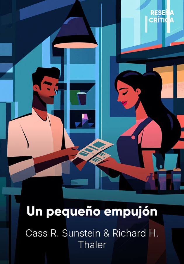 Portada del libro Un pequeño empujón, de Cass R. Sunstein & Richard H. Thaler — resumen crítico y reseña en 12min