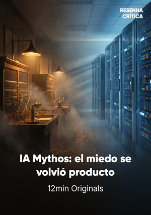 Portada del libro IA Mythos: el miedo se volvió producto, de 12min Originals — resumen crítico y reseña en 12min