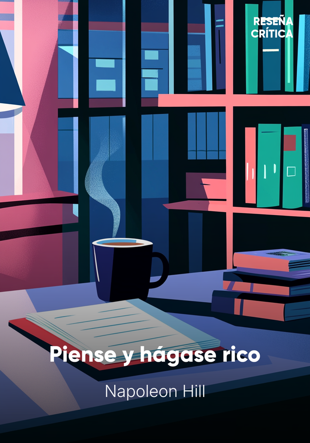 Portada del libro Piense y hágase rico, de Napoleon Hill — resumen crítico y reseña en 12min