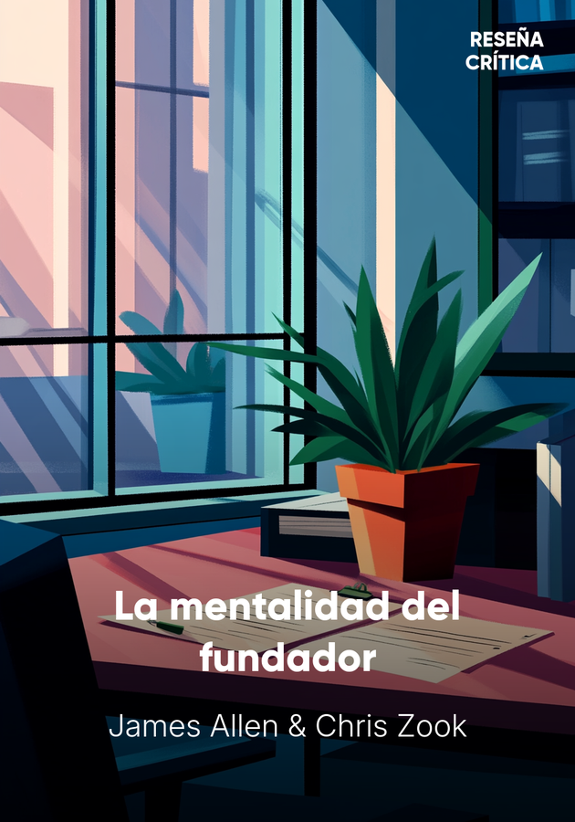 Portada del libro La mentalidad del fundador, de Chris Zook — resumen crítico y reseña en 12min