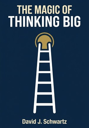 Book cover of The Magic of Thinking Big by David J. Schwartz — critical summary review on 12min