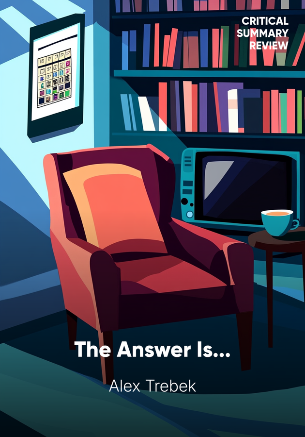 Book cover of The Answer Is... by Alex Trebek — critical summary review on 12min