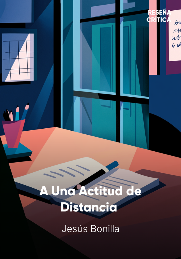 Portada del libro A Una Actitud de Distancia , de Jesús Bonilla — resumen crítico y reseña en 12min