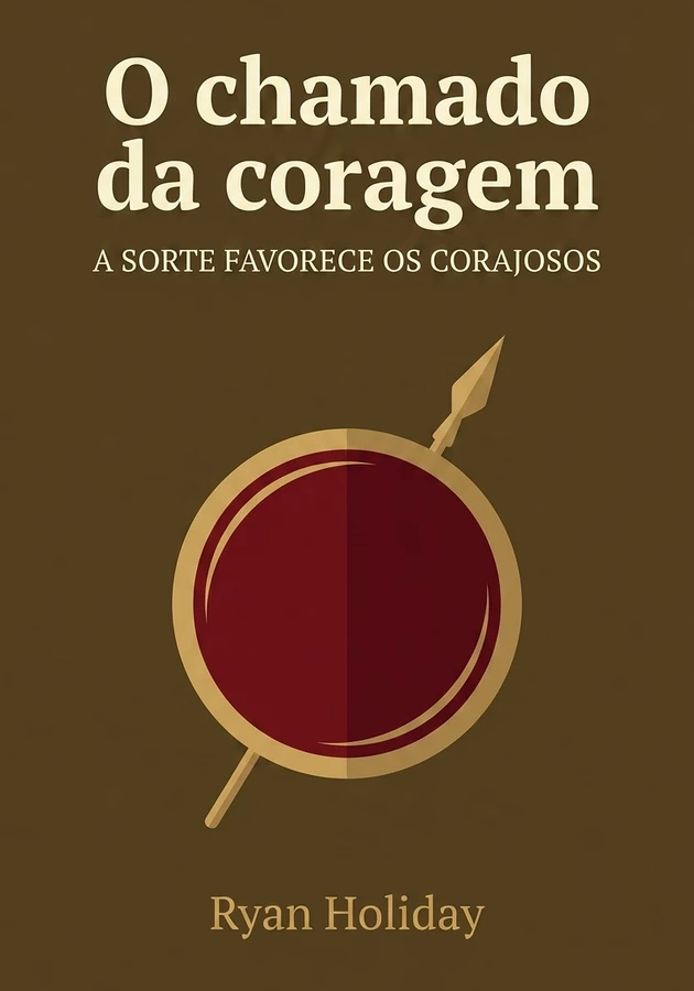 Capa do livro O chamado da coragem, de Ryan Holiday — resumo e resenha crítica no 12min