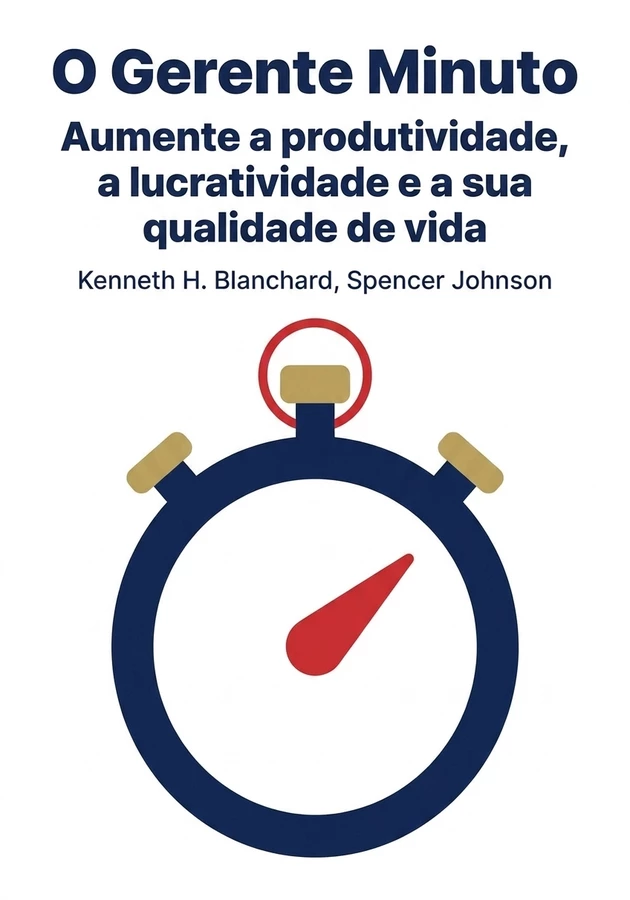 Capa do livro O Gerente Minuto, de Spencer Johnson — resumo e resenha crítica no 12min