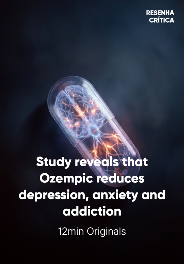 Book cover of Study reveals that Ozempic reduces depression, anxiety and addiction... and nobody knows exactly why by 12min Originals — critical summary review on 12min