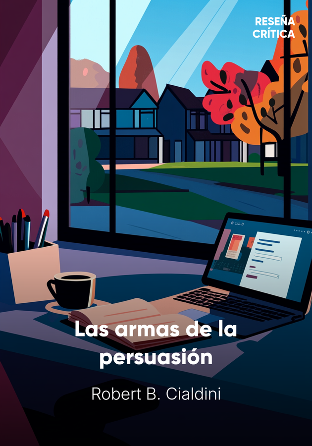 Portada del libro Las armas de la persuasión, de Robert B. Cialdini — resumen crítico y reseña en 12min