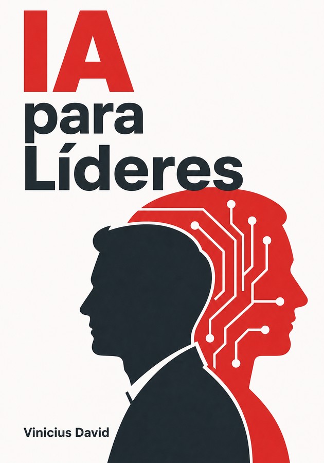Capa do livro IA para Líderes, de Vinicius David — resumo e resenha crítica no 12min