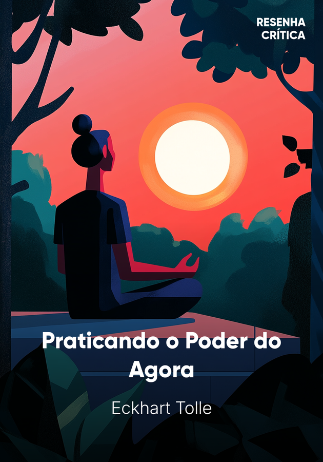 Capa do livro Praticando o Poder do Agora, de Eckhart Tolle — resumo e resenha crítica no 12min