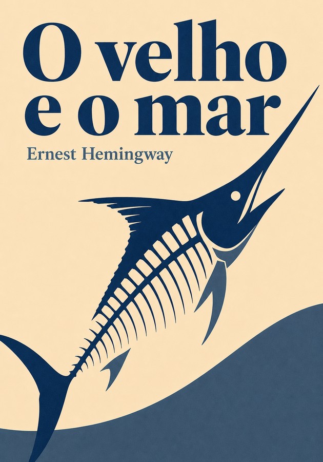 Capa do livro O velho e o mar, de Ernest Hemingway — resumo e resenha crítica no 12min
