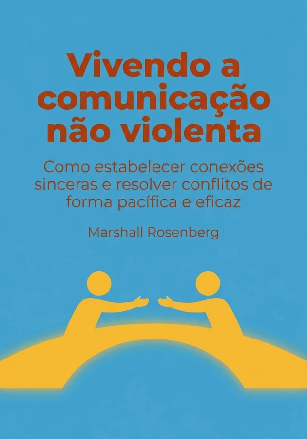 Capa do livro Vivendo a comunicação não violenta, de  Marshall Rosenberg — resumo e resenha crítica no 12min