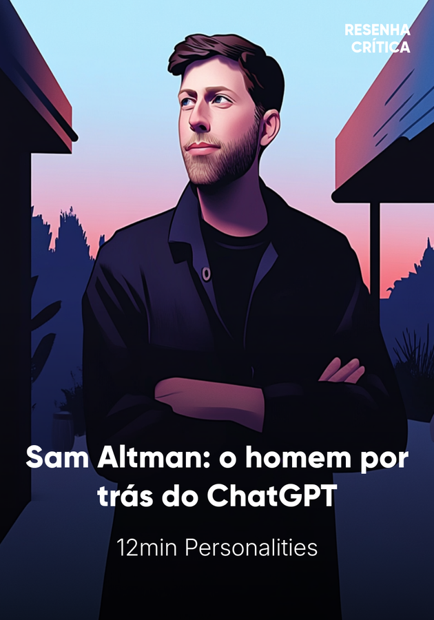 Capa do livro Sam Altman: o homem por trás do ChatGPT, de 12min Personalities — resumo e resenha crítica no 12min