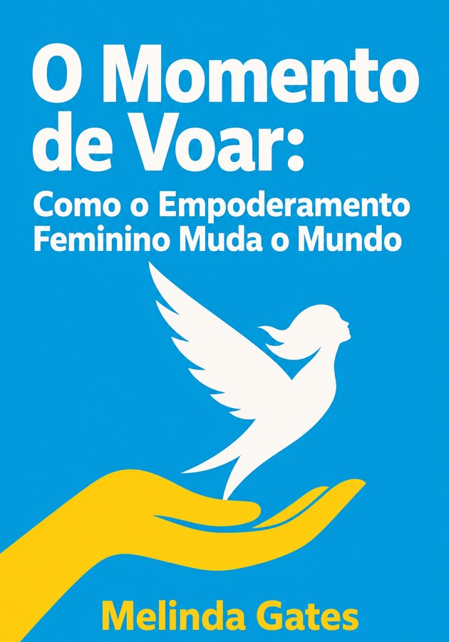 Capa do livro O Momento de Voar: Como o Empoderamento Feminino Muda o Mundo, de Melinda Gates — resumo e resenha crítica no 12min